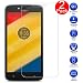 Produktbild MaxKu Moto C Plus Schutzfolie, [2 Stück] Glasfolie Hartglas 9H Hardness Panzerglas Displayschutz Anti-Kratz Displayschutz für Moto C Plus