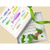 Geldgeschenk zur Kommunion / Konfirmation PERSONALISIERT Water Color Fish