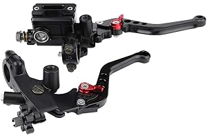 ‎VOBOR VOBOR Kupplungshebel Motorrad Bremskupplungs Hauptzylinder Reservoirhebel Motorrad Einziehbarer Bremshebel 1 Paar 22 Mm (7/8 ") Kupplungshebel