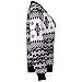 THENICE Women's Digital Print Zipper Lovers Sweatshirts (M, Flower)