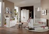 Wimex 318383 Set Babyzimmer FILOU 3-teilig bestehend aus Kleiderschrank 135cm, Babybett 70 x 140cm, Wickelkommode, Alpinweiß Landhausoptik - 3