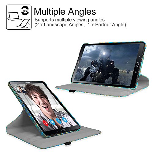 Fintie Samsung Galaxy Tab A 10.1 Hülle – 360° Drehbarer Stand Smart Cover Case Schutzhülle Tasche Etui mit Ständerfunktion Auto Schlaf / Wach Funktion für Samsung Galaxy Tab A 10,1 Zoll T580N / T585N Tablet (2016 Version), Jade - 6