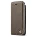 Produktbild Handyhülle Handyschutz Flip Cover für iPhone 6 Plus / iPhone 6S Plus Hülle mit Ring Finger Halterung magnetisch abnehmbar, Stand-Design Handysocks Handytasche Schutzhülle Brieftasche