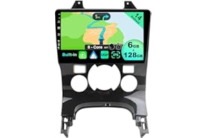 BXLIYER - 6G+128G - Android 13 IPS Autoradio para Peugeot 3008 (2013-2018) - Inalámbrico CarPlay/Android Auto - LED Cámara & Mic - 9 Pulgada 2 DIN - Dab Volante 360-Camera Fast-Boot DSP WiFi AHD