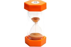 DREAM HORSEX Sablier à minuterie, Sablier Enfant, Minuteur Sabliers, Coloré Sablier Sable Horloge Minuteur, Minuterie de Cuisine, décoration de Bureau à Domicile, 10 Minutes, Orange…