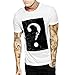 Produktbild Herren Bluse, COOLE Männer Octopus Printing Tees Shirt Kurzarm T-Shirt Bluse Tops Shantou Digital bedrucktes T-Shirt (Weiß-B, L)