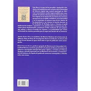 Entre la cátedra y el púlpito: Los pavordes de la universidad de valencia (siglos XVI-XVII)