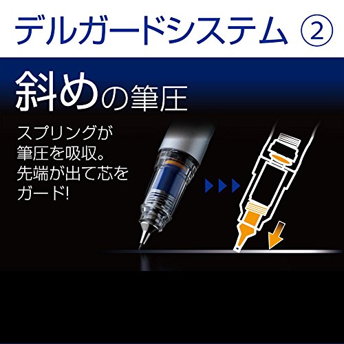 Zebra Mechanical Pencil Delguard Type Lx 0.5mm, Black Body (P-MA86-BK) by Zebra - 3