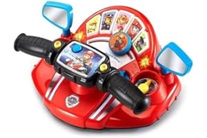 VTech - Pat' Patrouille, Super Pilote Éducatif, Simulateur de Conduite, Quad, Aéroglisseur et Moto-Neige, Jouet Paw Patrol Sons et Lumières, Cadeau Enfant de 3 Ans à 7 Ans - Contenu en Français