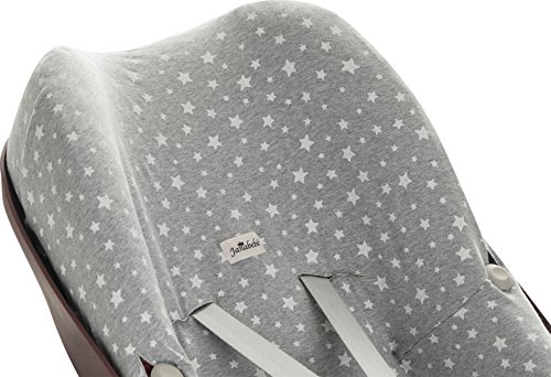 Janabebe® – Baumwollbezug White Star Pebble Maxi -Cosi y Bébé confort , Abdeckung Stubenwagen , Autositz - 5