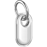 Rongep [Transparent-Keychain] Samsung Galaxy SmartTag 2 ile Uyumlu Kılıf Hafif ve Şeffaf Tasarım Smart Tag 2 Kilif Sinyal Kay