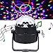 Produktbild POSSBAY Discokugel LED Disco Beleuchtung Bunt Musik Kugel Musiksteuerung mit USB Kabel für Auto Car DJ KTV Disco Bars Clubs Weihnachten Hochzeiten Party …