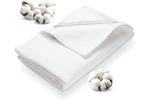 Molton Matratzenauflage ERIKA für 100x200 Betten | 100% zertifizierte Bio-Baumwolle | Extra dünn & atmungsaktiv | Matratzenschoner mit Oekotex Zertifizierung | Produziert in Spanien | 100% nachhaltig