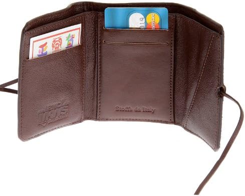 RMC Martin Ksohoh Wallet MKWS 3 fold brown horse hair mini wallet REDM5775