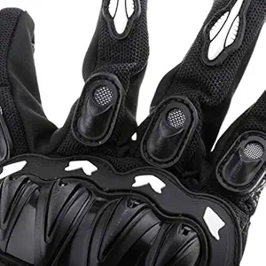 MAXBELL Motorcycle Glove Waterproof Motorbike Warm Thermal Winter Quality White XXL