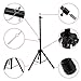 Anself Adjustable Mannequin Head Tripod Hairdressing Training Head Holder Salon Hair Clamp Wig Stand