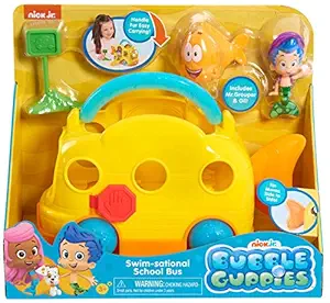 Nick Jr. - Bubble Guppies Swim-Sational School Bus - Includes Mr.Grouper & Gil!