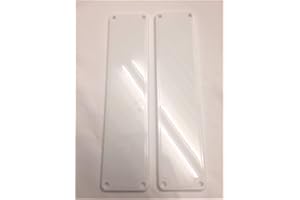REMI TOOLS(R) REMI TOOLS LTD 2 White Door Finger Push Plates.
