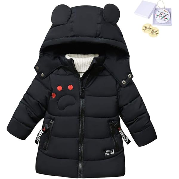 Natashas Babyjas voor kinderen, winterjas met capuchon, warme babyjas, schattige pluche beeroren, jongens, meisjes, katoenen jas, Groen, 86-92 Natashas Babyjas voor kinderen, winterjas met capuchon, warme babyjas, schattige pluche beeroren, jongens, meisjes, katoenen jas, Groen, 86-92