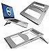 Produktbild GUPi Aluminium-Ständer, tragbar, Faltbar, für Notizbücher metallic metallisch Laptop Bag for Dell Latitude E XT3 (13.1")