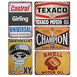 Nostalgische Wanddekor für Zuhause, Bar, Garage, Tankstelle, Kneipe, Cafe, Männerhöhle, Schlafsaal und perfekt als Geschenk für Freunde und Familie für Anlässe wie Einweihungspartys, Geburtstag, Weihnachten, etc.