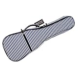 - Music First V2.0 tragbare Ukulele-Tasche, Baumwolle, Blau, Matrosenstreifen 21\