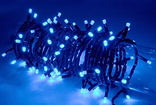 AVL285 - 20 METRE 6W BLUE OUTDOOR HEAVY DUTY 180 LED STRING LIGHT W/ CONTROLLER &amp; PRE-PROGRAMMED SEQUENCES