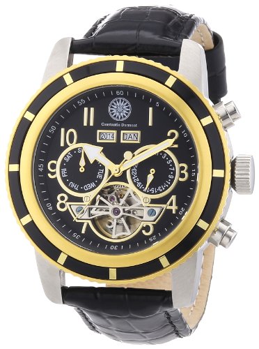 Constantin Durmont Herren-Armbanduhr Pueblo CD-PUEB-AT-LT-STGD-BK Constantin Durmont Herren-Armbanduhr Pueblo CD-PUEB-AT-LT-STGD-BK
