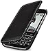 Produktbild StilGut Book Type Case mit Clip, Hülle aus Leder mit On-/Off-Funktion für BlackBerry Classic Q20, schwarz