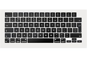 ICTION A2442 A2485 Tastatur-Tastenkappen, UK-Standard-Ersatz für MacBook Pro M1 14 Zoll A442 16,2 Zoll A2485 Ende 2021 Jahr