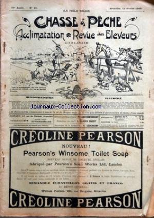 CHASSE ET PECHE [No 20] du 13/02/1909 - CHASSE ET TIR - CONSEIL SUPERIEUR DE LA CHASSE - M. HOFFMAN - M. WARY francais
