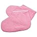 BF New Synthetic Cotton Pink Paraffin Wax Protection Leg Foot Gloves #394P