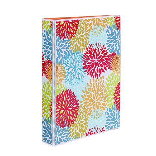 Avery Mini Durable 3 Ring Binder, 1 Inch Round Rings, 1 Bright Floral Binder (18447)