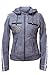 Produktbild Damen Motorradjacke mit Protektoren, Grau, Große : L