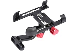 CYCEARTH Soporte de Montaje de teléfono móvil de Bicicleta de 360 ° Ajustable Giratorio Manillar de Bicicleta Stem GPS Soportes de teléfono móvil Ciclismo Motocicleta