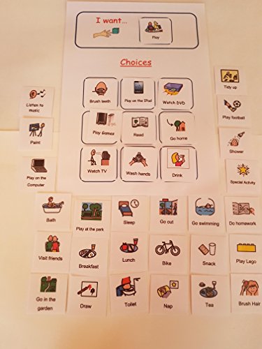 Learning Fun Resources Choices board - PECS, Autism, Communication