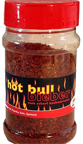 Preisvergleich Produktbild hot bull bieber - die extrascharfe Chiligewürzmischung 100gr