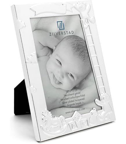 Mascagni A186 Bilderrahmen Pink - Mit Swarovski Kristallen & Teddybär Design Für 13x18cm Fotos