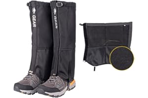 ‎HIDEWALKER Gamaschen Wasserdicht Wandern Leg Guards Gaiter for Herren Damen Kinder Outdoor Jagd Regengamaschen Fahrrad wanderzubehör