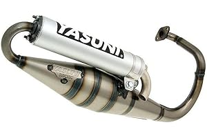 Auspuff YASUNI Z aluminium kompatibel mit PEUGEOT Speedfight 2 50cc, Squab, TKR, Trekker, Vivacity,