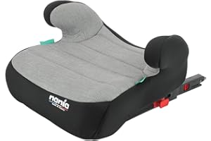 Nania Réhausseur Voiture Enfant ISOFIX de 6 à 12 ans (126-150cm) Réhausseur Siège Auto, Compact et Léger (< 1 kg) Installation Facile avec le système isofix (Alphix 4)