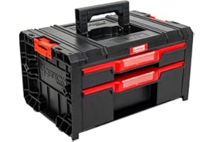 XL Modular Wählbar Werkzeugtrolley, Werkstattkoffer Set, Werkstattwagen Set aus"Q-Brick" Serie mit viel Zubehör! Der mobile Alleskönner - Privat & Gewerbe (Schubladen Werkzeugbox Drawer2)