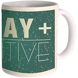 Posterboy 'Stay Positive' Creamic Mug
