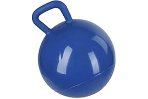 Kerbl 32399 - Pallone da gioco, motivo: cavalli, 25 cm, colore: Blu