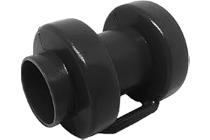 Keweni Set 8 Stück Trampolin Ersatzteile Kappen Pfostenkappen für die Netzstangen des Trampolins Endkappen Abschluss Ø 25 MM Schwarz