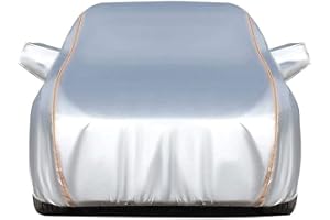 RONGESAEFS Telo copriauto antigrandine per Mercedes-Benz Classe A W168 W169 W176 W177 V177 AMG Telo copriauto Telo copertura Resistente ai raggi UV impermeabile antivento a prova di neve(Color:E,Size:W177 AMG)