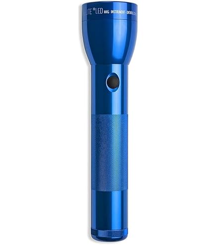 Lampe De Poche Vintage Maglite 2D – Bleue, 10 Pouces, Fabrication USA, Fonctionne (occasion)