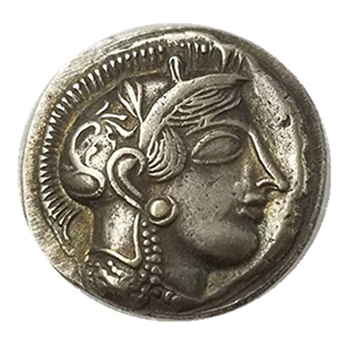 Ccyyy Moneda de Plata Antigua colección de Plata Nómada Exterior Plateado de latón Plateado Monedas de Plata conmemorativas Monedas de la Copia