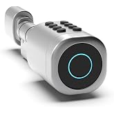 Xenon Smart Akıllı Kapı Kilidi | G&uuml;m&uuml;ş Seri 5'li Giriş Parmak İzli Mobil Şifre Kart Smartlock X8052
