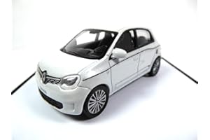OPO 10 - Voiture 1:43 Compatible avec Renault TWINGO Blanc qwartz - REN1